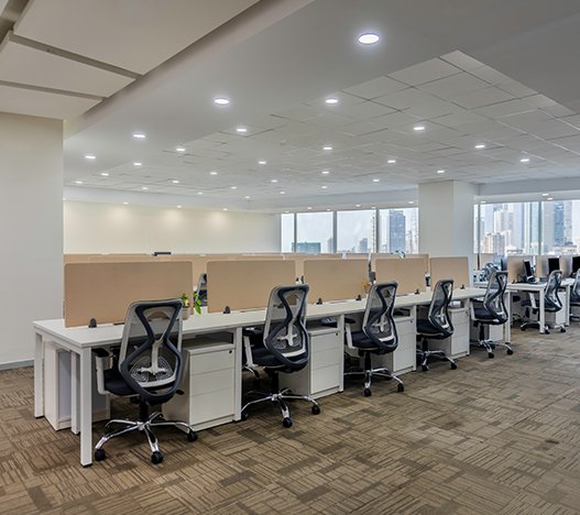 Lodha Excelus office desk