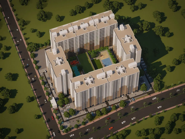 Kohinoor Abhimaan Homes top view